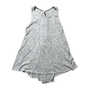 Akemi + Kin Anthropologie Womens M Light Heather Grey Adjustable Tank Top